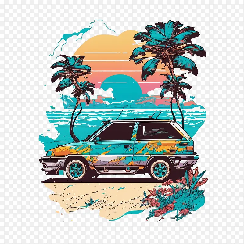 90年代汽车的颜色-90年代汽车的颜色沙滩车