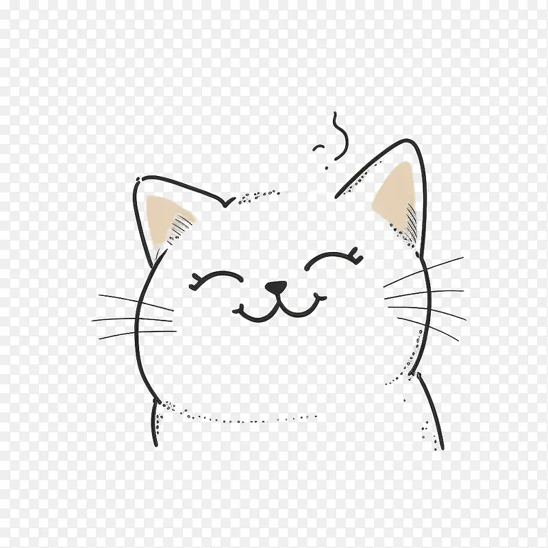微笑的猫-微笑的猫可爱的猫与猫