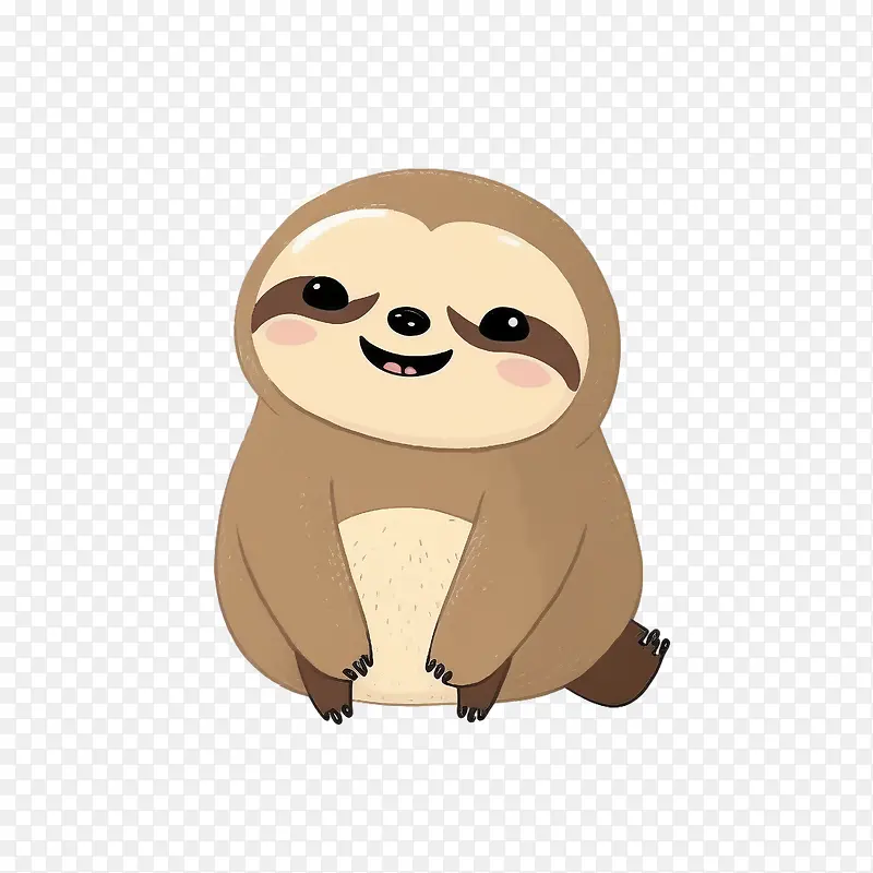 可爱的树懒-可爱的树懒宝宝树懒微笑树懒
