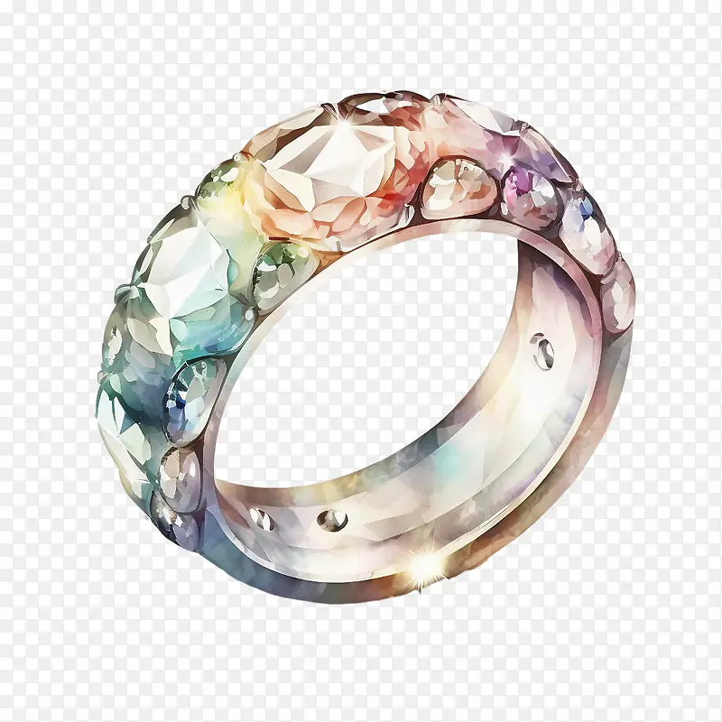 水晶结婚戒指-结婚戒指