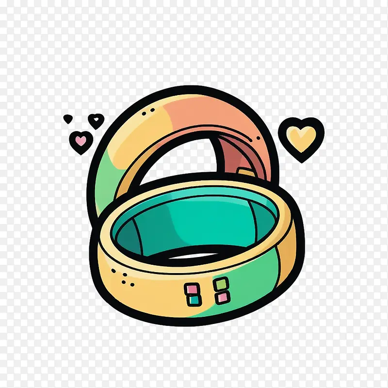 可爱的结婚戒指-结婚戒指