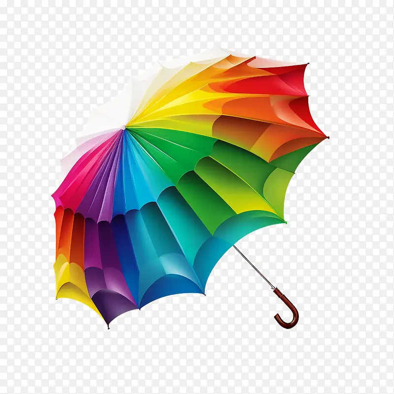 彩虹伞-彩虹伞现实雨伞
