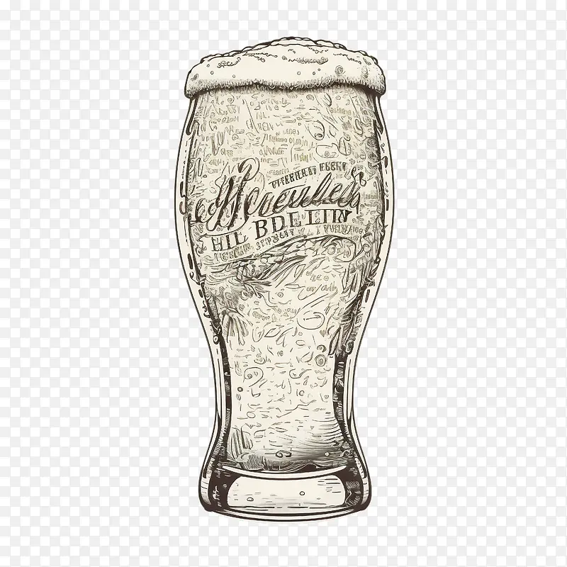涂鸦啤酒-涂鸦啤酒啤酒杯