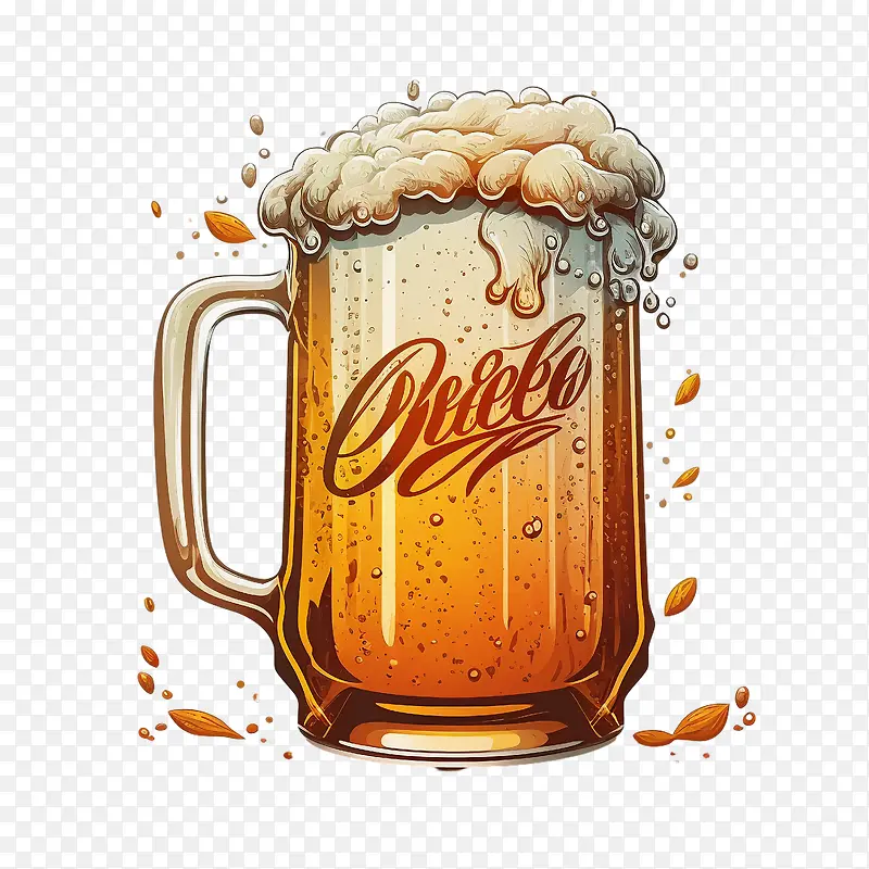 啤酒杯-啤酒杯卡通啤酒