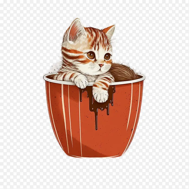 可爱的猫-卡通猫