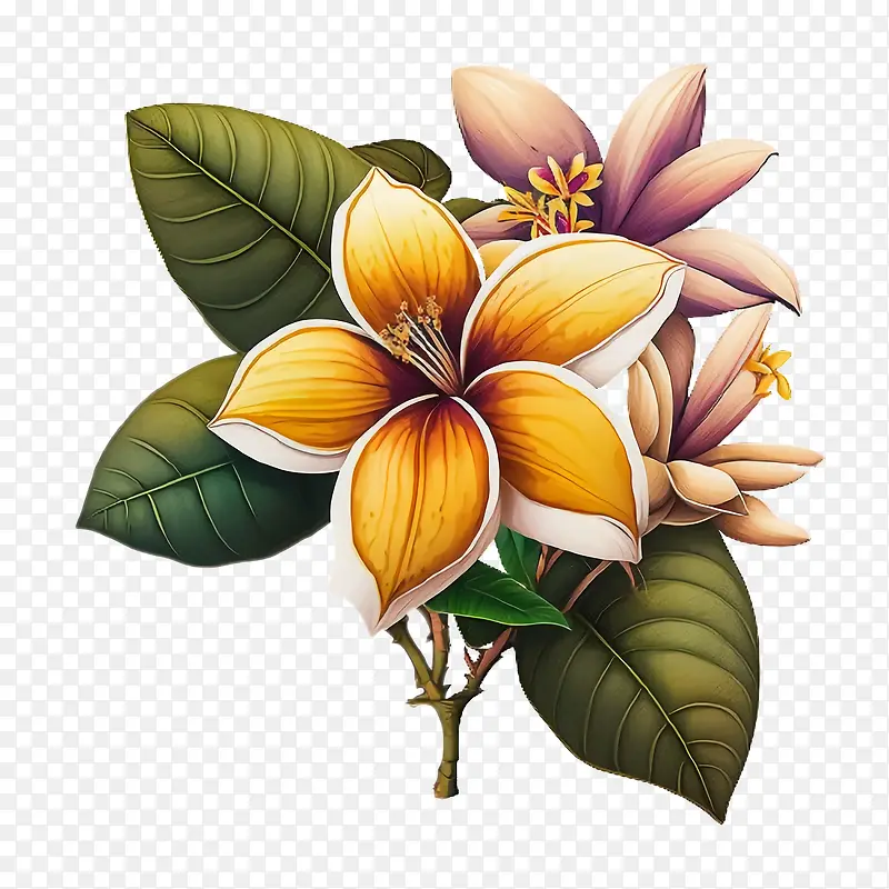 卡通占婆-卡通占婆占婆花
