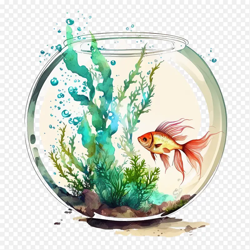 异国情调的鱼-异国情调的鱼鱼与海藻