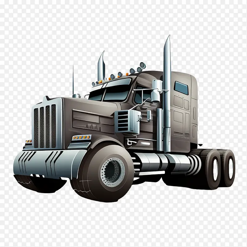 卡通卡车-卡通车