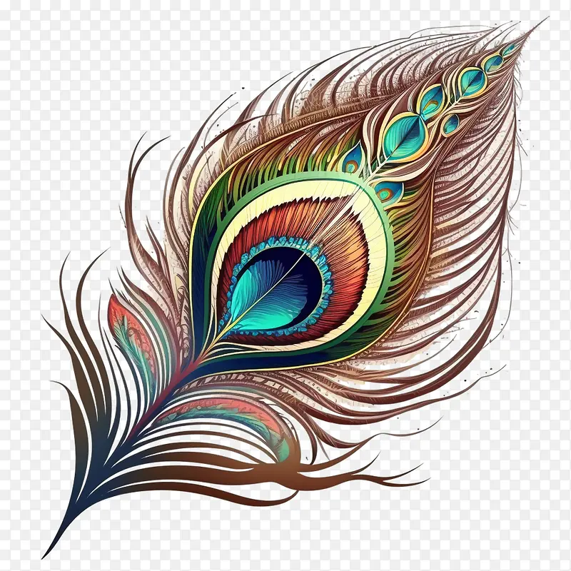 迷幻孔雀羽毛-孔雀羽毛