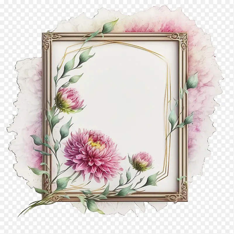 粉色花框-粉色花框