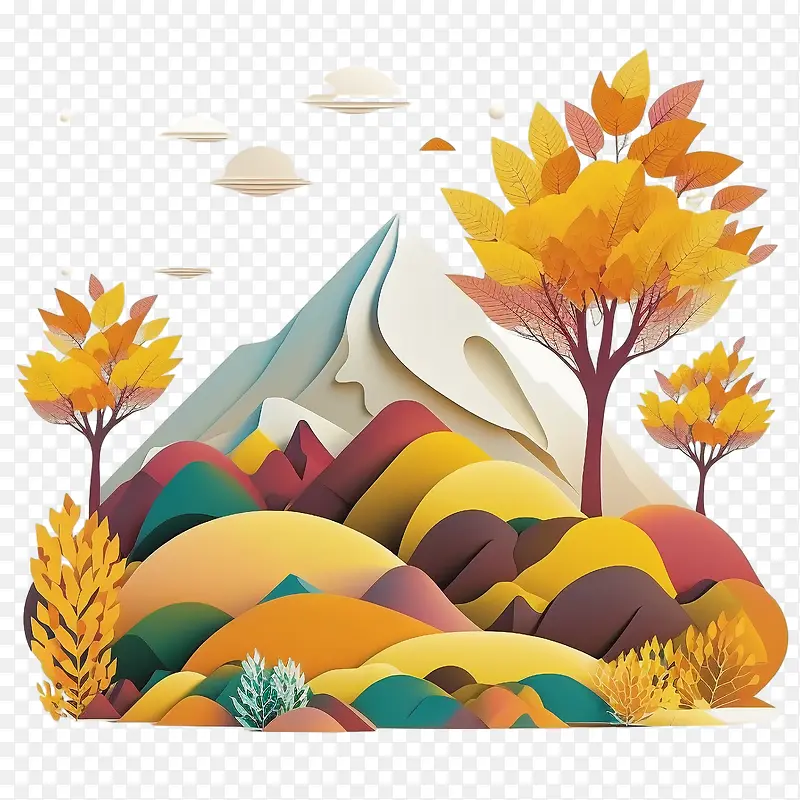 秋天的风景-秋天的红叶