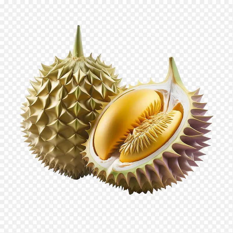 榴莲-榴莲3d榴莲果黄切
