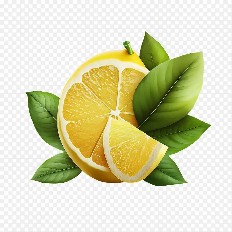 新鲜柠檬-新鲜柠檬柠檬叶