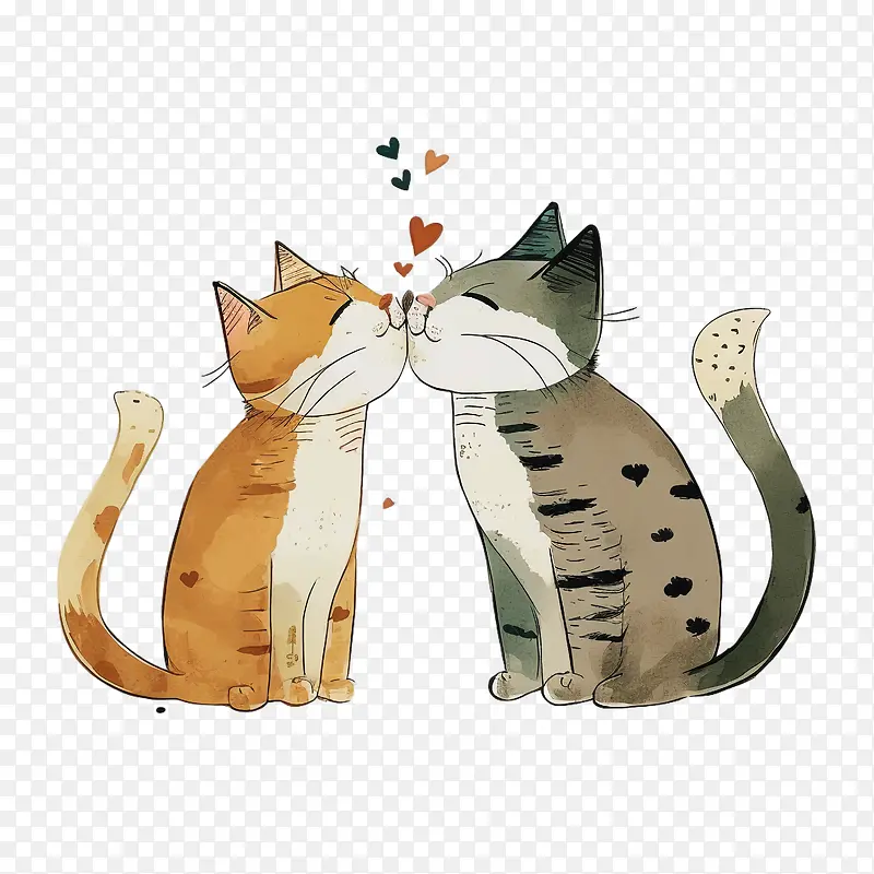 接吻-接吻卡通接吻动物接吻接吻天猫