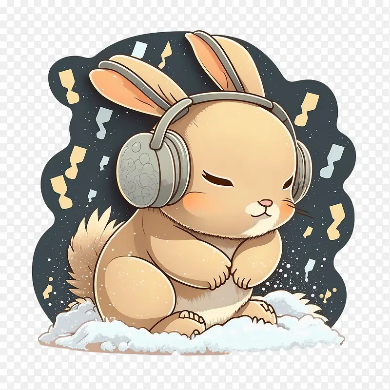 可爱的小兔子-可爱的小兔子宝宝小兔子音乐耳机