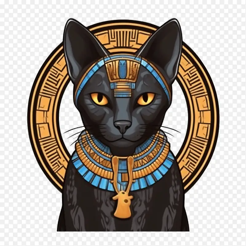 古代黑猫-古代黑猫埃及黑猫猫黑猫埃及猫