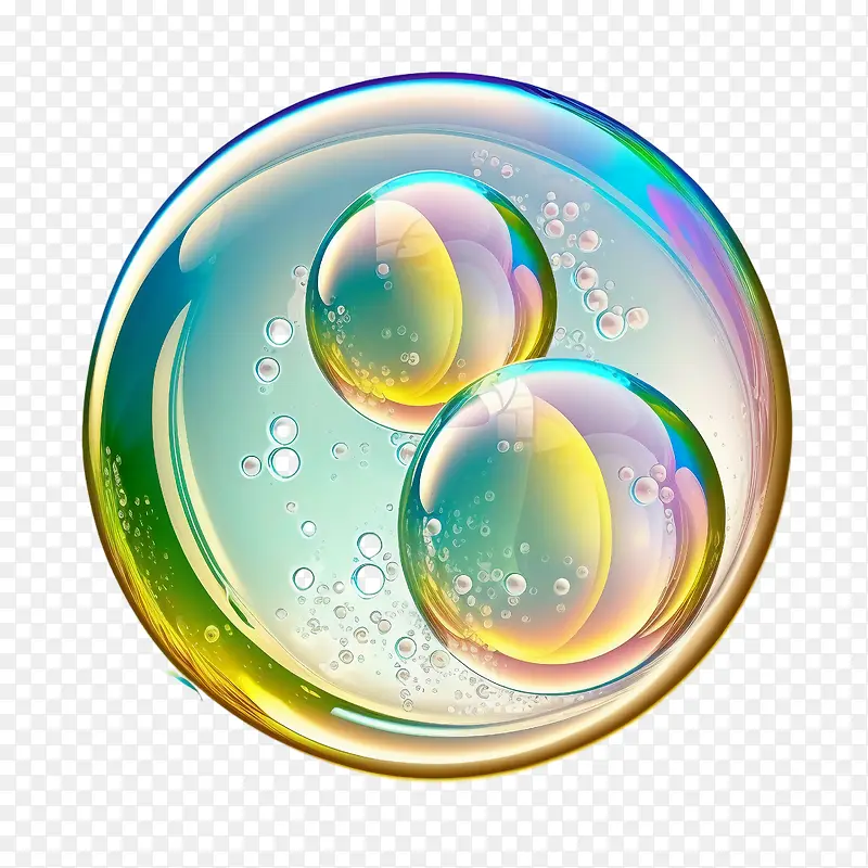七彩肥皂泡-肥皂泡