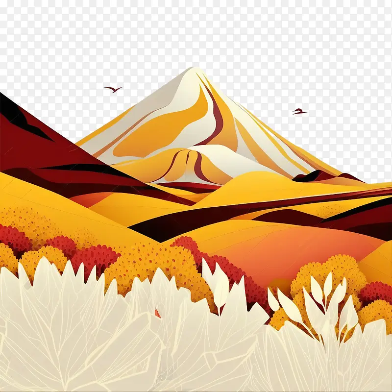秋天的风景——秋天的红叶