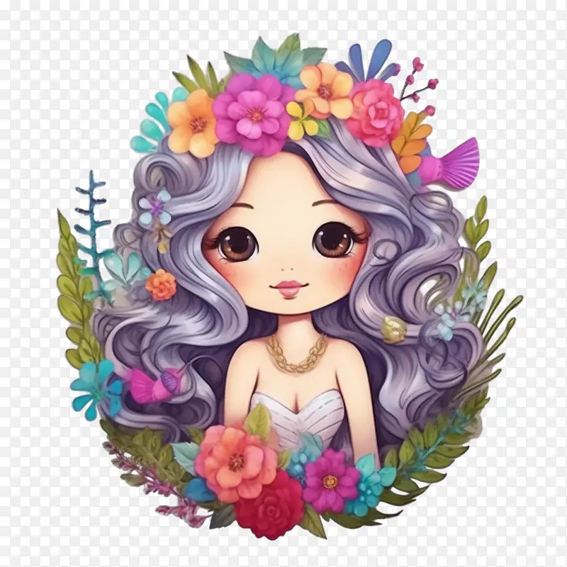 美人鱼-美人鱼可爱的美人鱼可爱可爱美丽