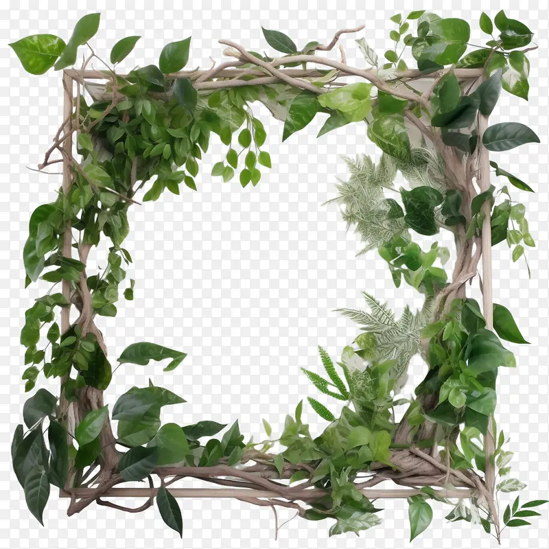 植物藤蔓框架-植物藤蔓框架绿化藤蔓树叶树枝