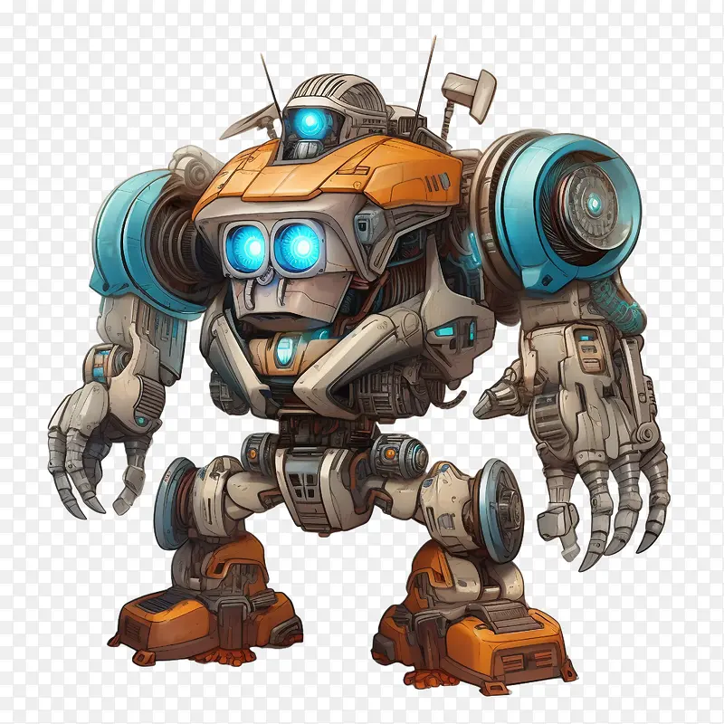 变形机器人-变形机器人机器人机器人android未来派