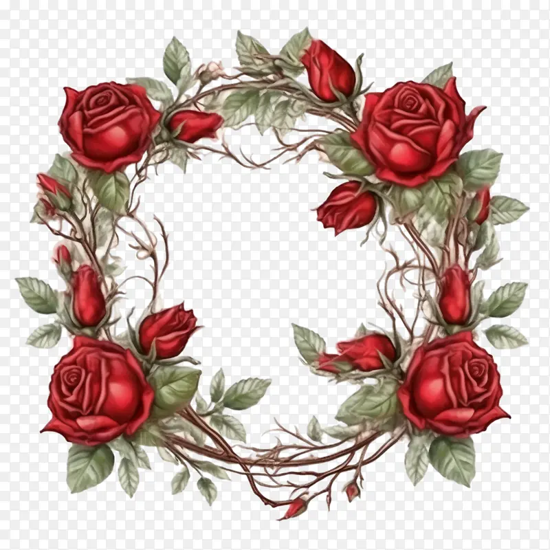 玫瑰花框-玫瑰花框