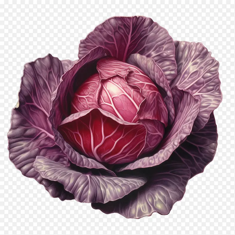 红卷心菜-红卷心菜卷心菜蔬菜图像包含红卷心菜叶