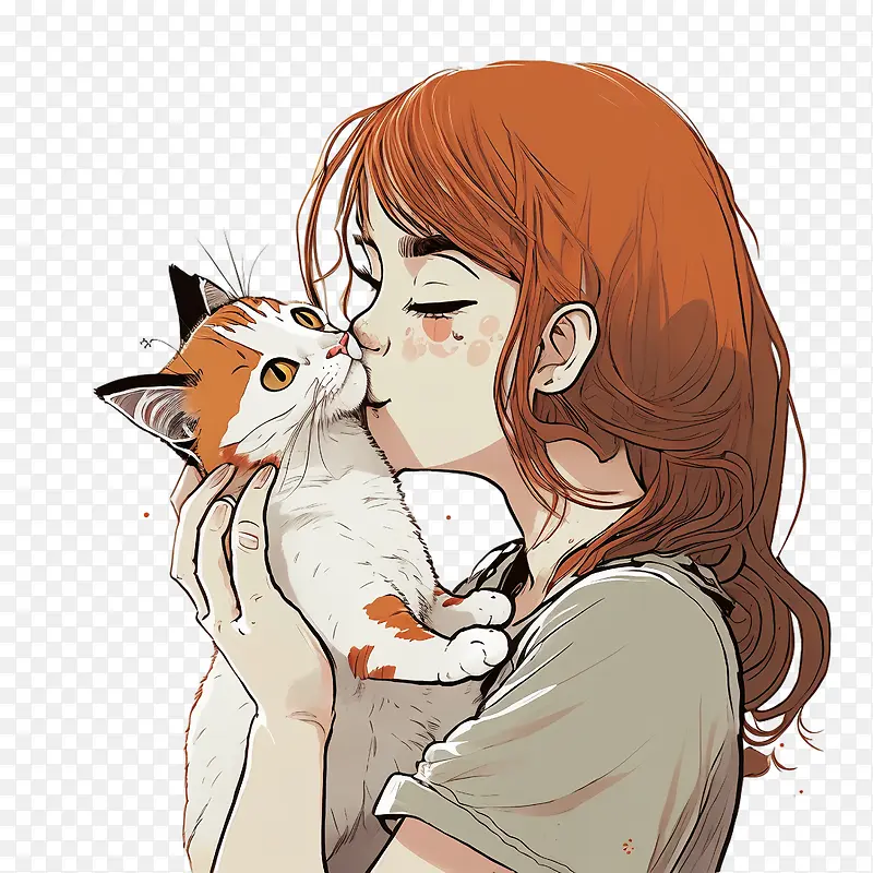 卡通女孩-卡通猫