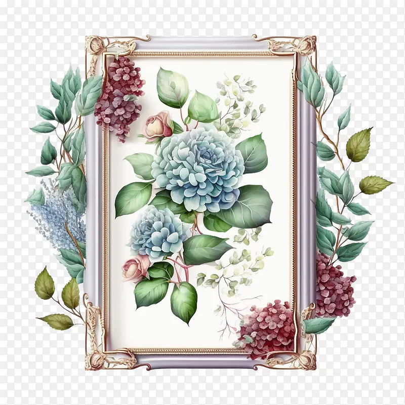 绣球花-花环