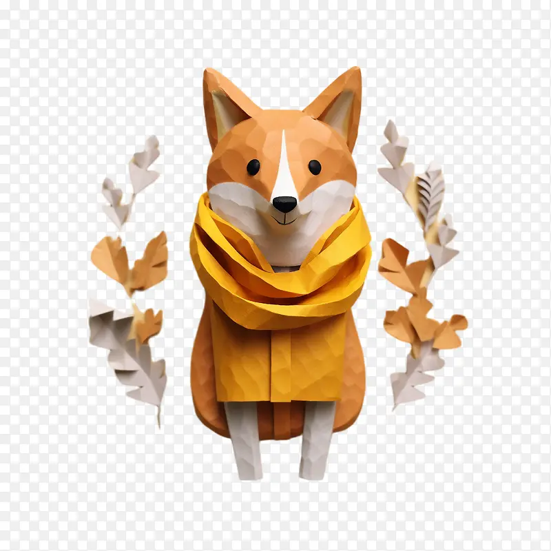 狐狸-橙色