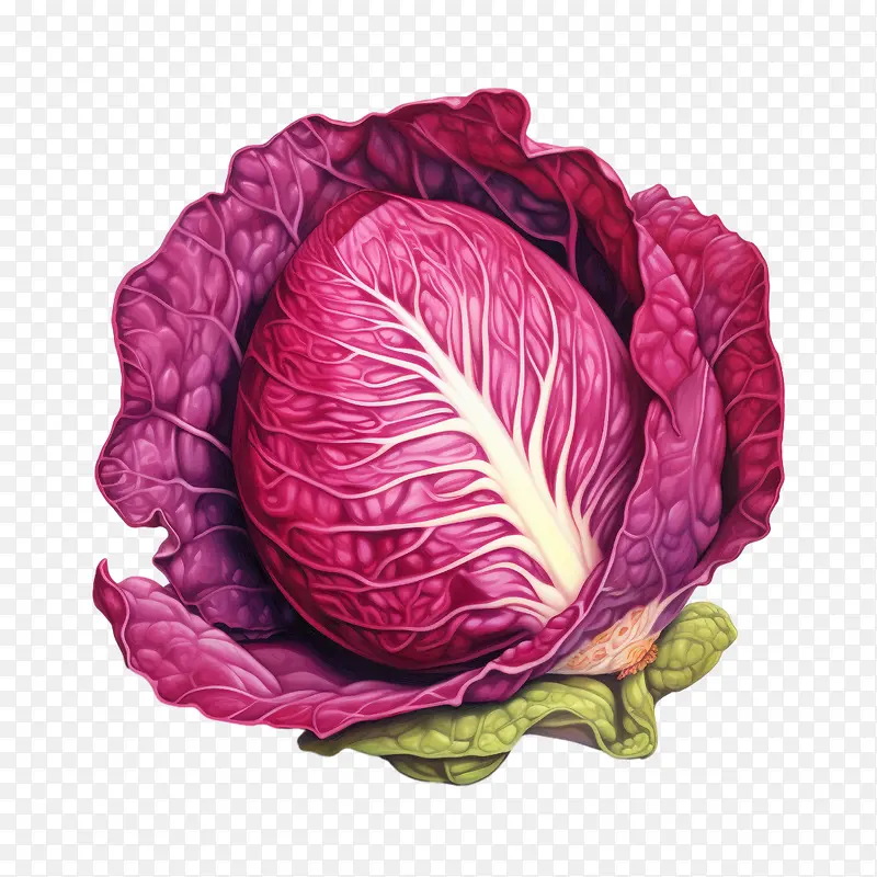 红甘蓝-红甘蓝卷心菜蔬菜蔬菜水果