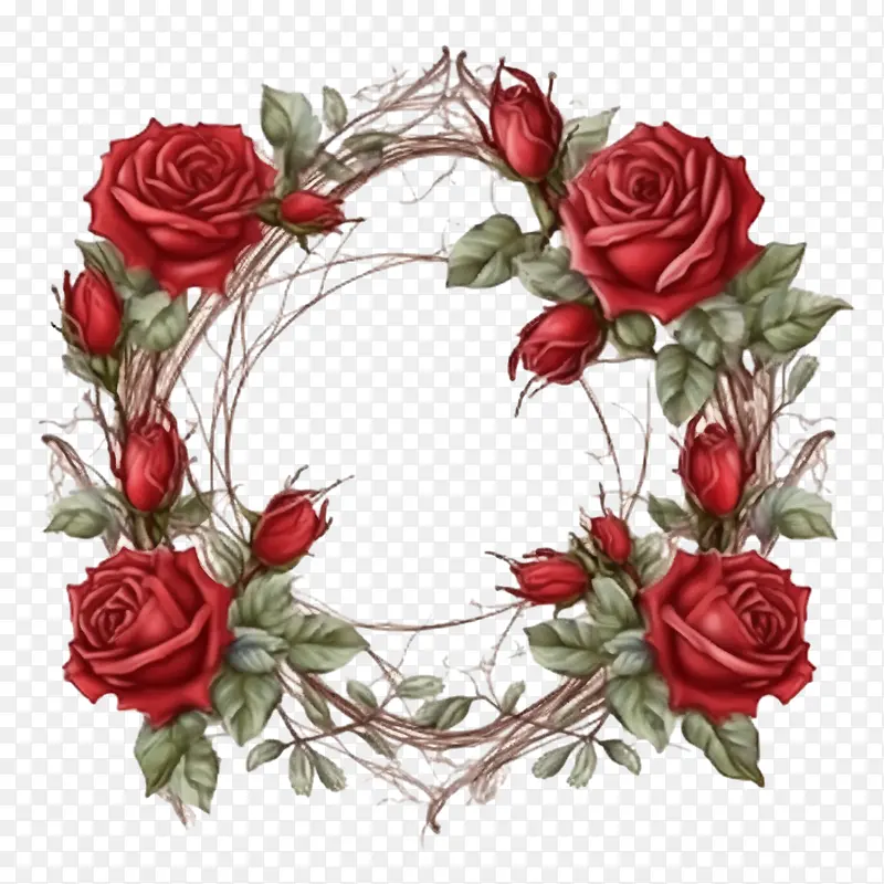 玫瑰花框-玫瑰花框