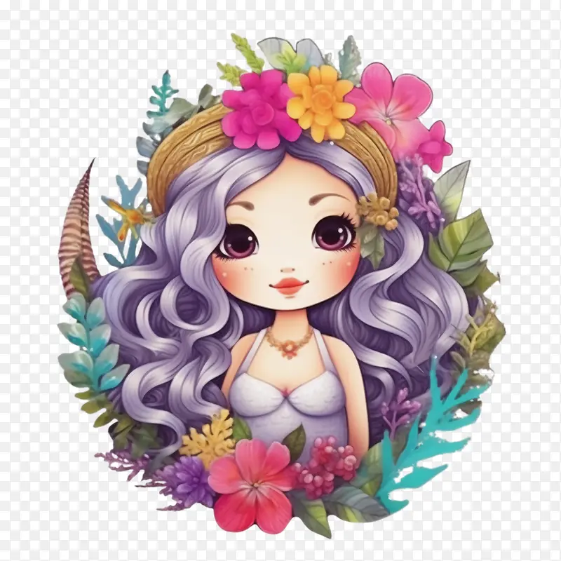 可爱的美人鱼-皇冠