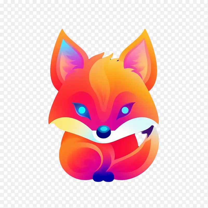 狐狸-狐狸可爱的狐狸狐狸表情符号可爱可爱