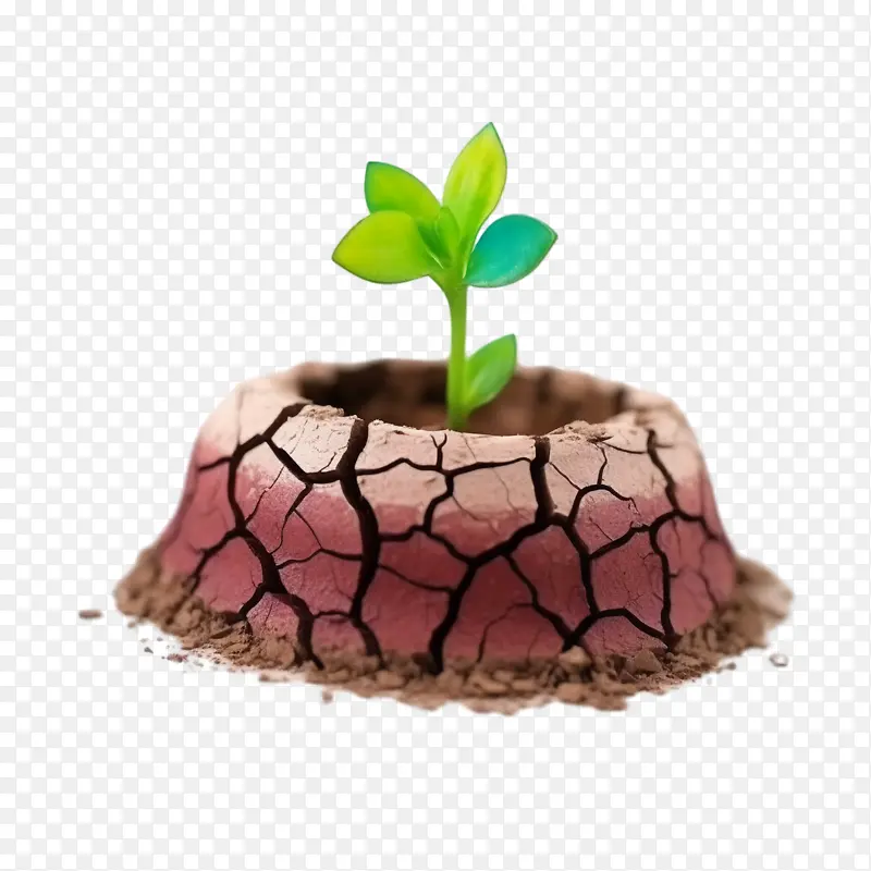 防治荒漠化-防治荒漠化防治干旱全球变暖干地开裂的地面