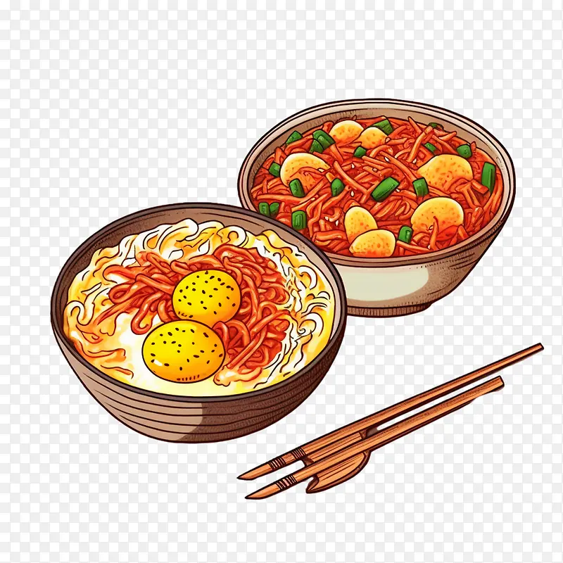 涂鸦韩国食品-中国食品
