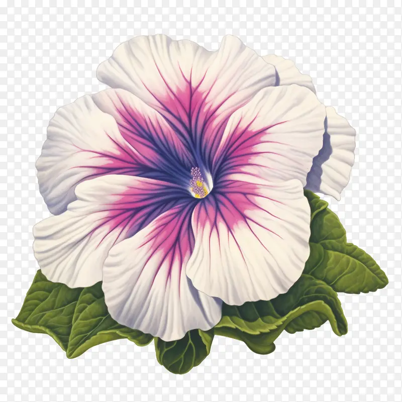 矮牵牛花-矮牵牛花粉红色紫色花瓣