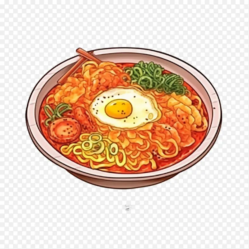 涂鸦韩国食品-鸡蛋