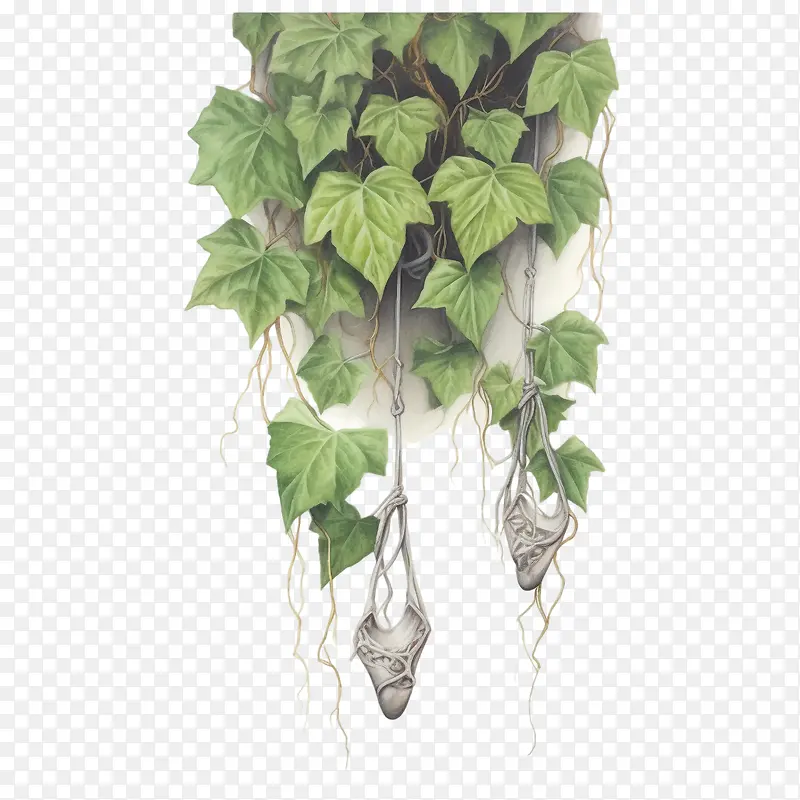 绿色长植物-藤蔓