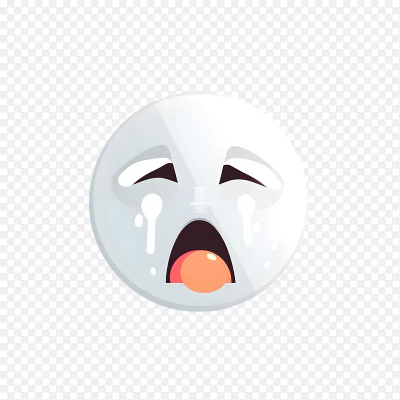 哭脸表情符号-表情符号