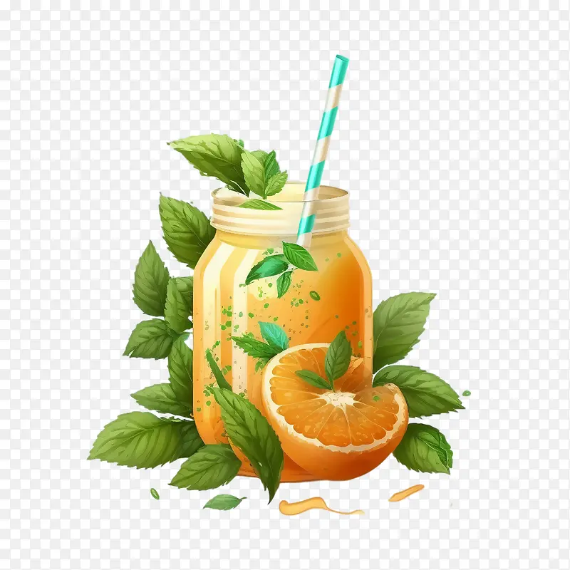 橙汁-橙子