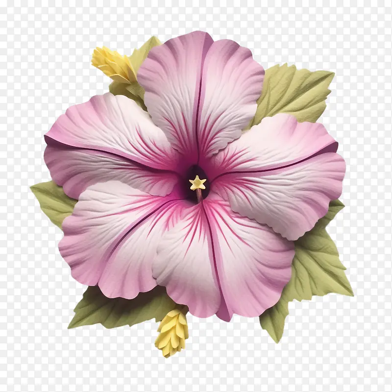 矮牵牛花-矮牵牛花纸艺术矮牵牛花粉红色的花瓣花
