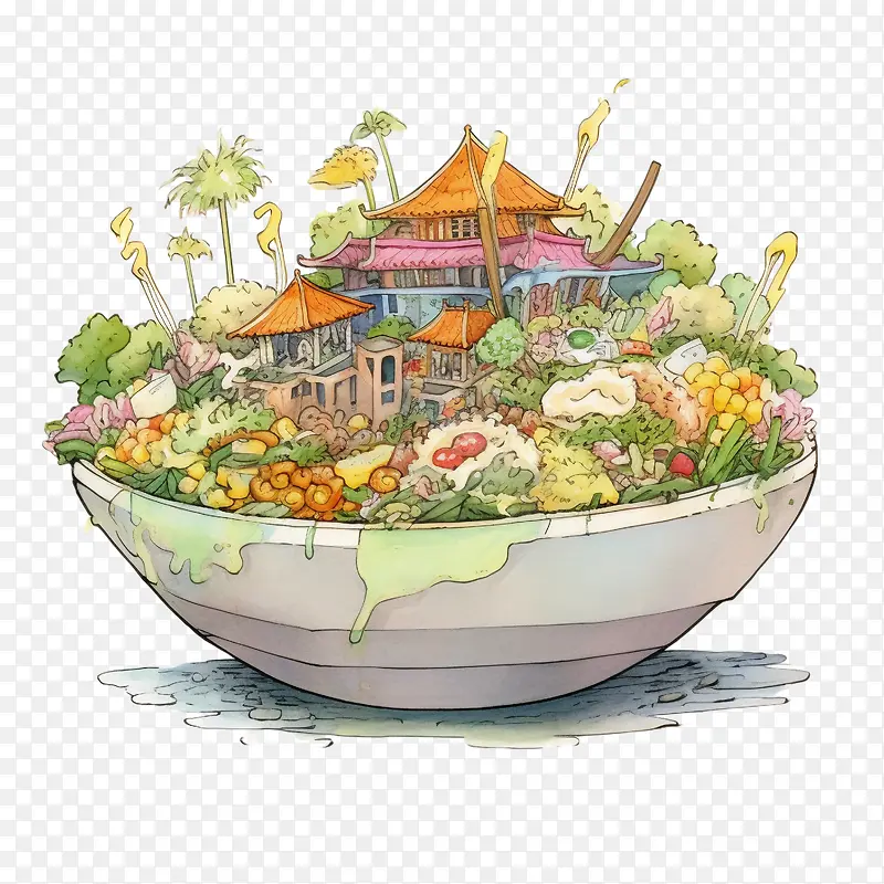 马来美食——沙拉