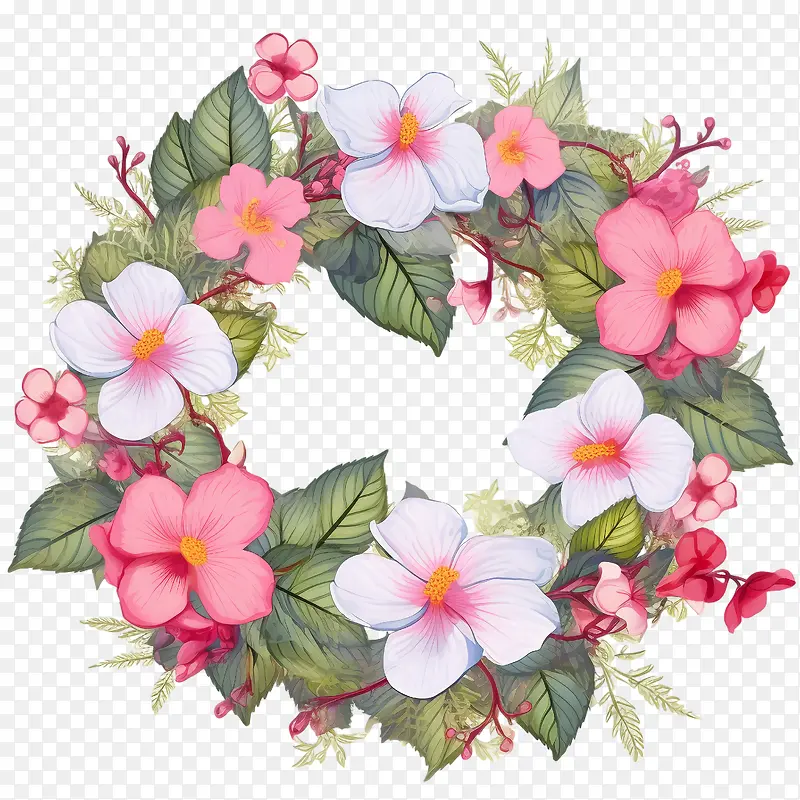 凤仙花-花环