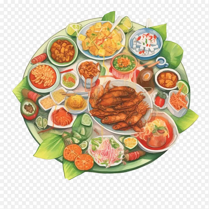 马来美食——沙拉
