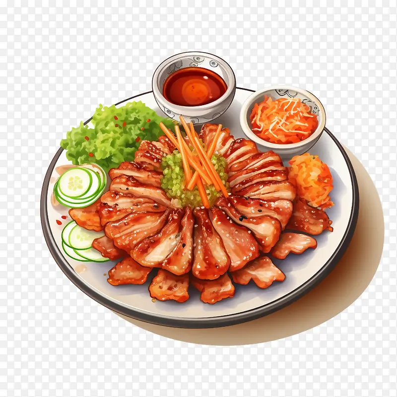 韩国料理——沙拉