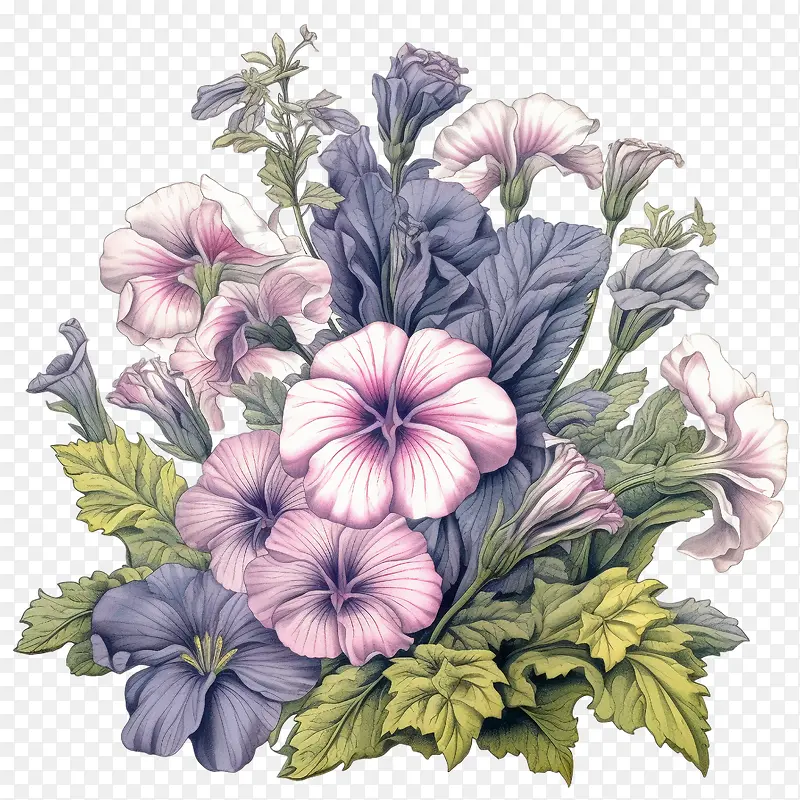 矮牵牛花-鲜花花束