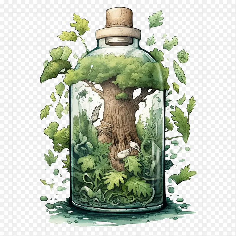 自然-自然瓶树瓶水