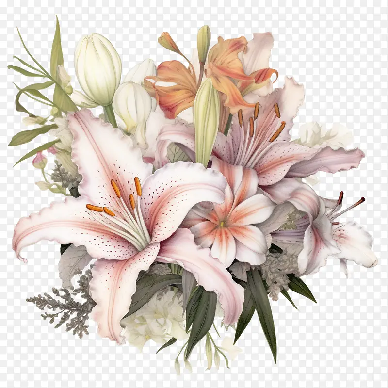 百合-百合花