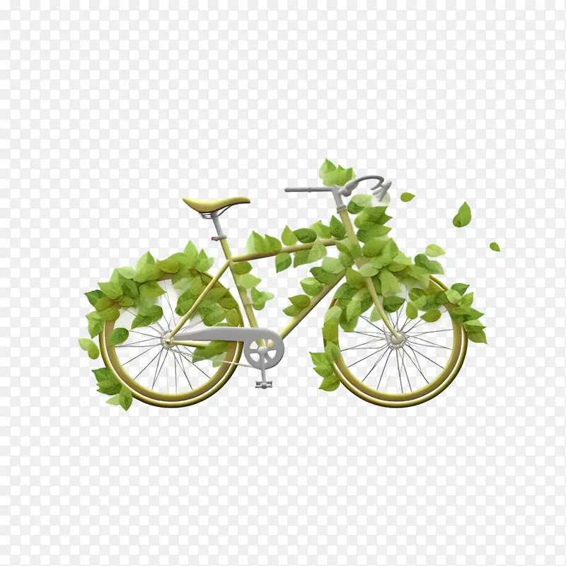 自行车-自行车自行车自行车自行车座椅绿叶